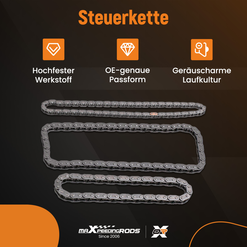 Compatible for BMW N47D20A N47D20B N47D20C N47C20A Upper and Lower Diesel Timing Chain Kit 