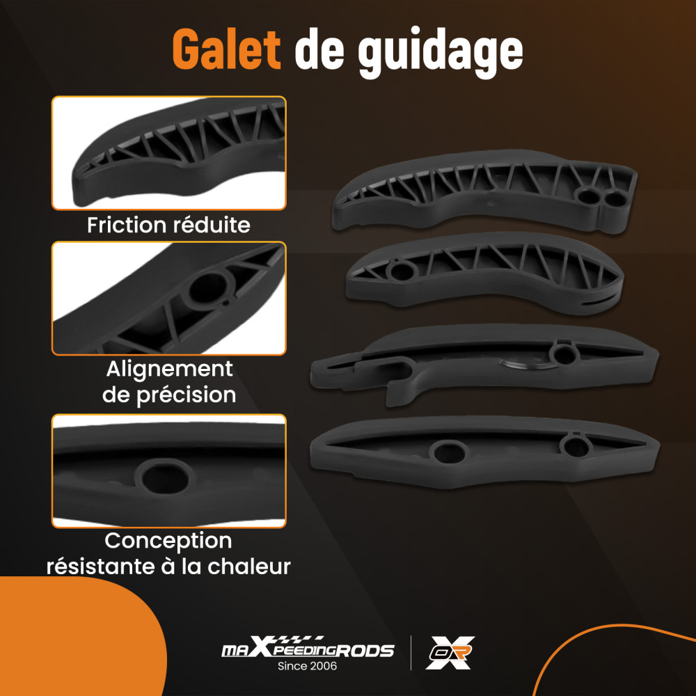 Compatible for BMW N47D20A N47D20B N47D20C N47C20A Upper and Lower Diesel Timing Chain Kit 