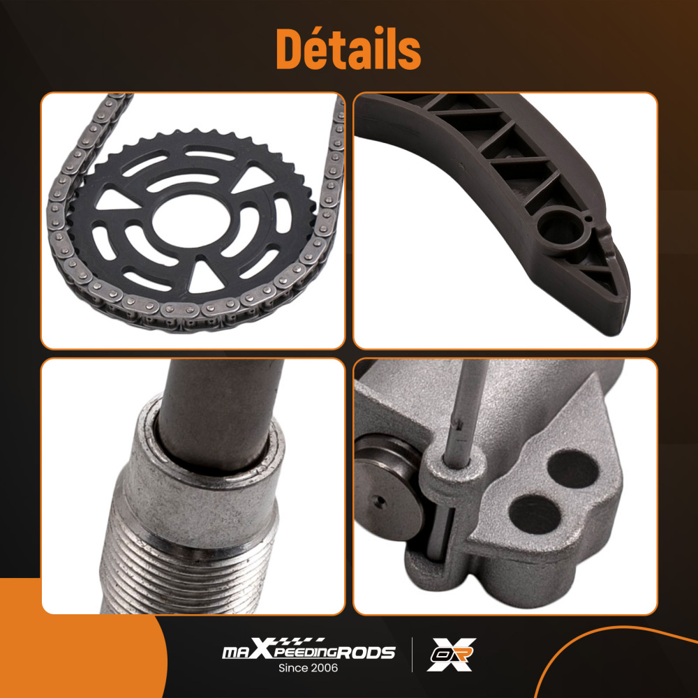 Compatible for BMW N47D20A N47D20B N47D20C N47C20A Upper and Lower Diesel Timing Chain Kit 