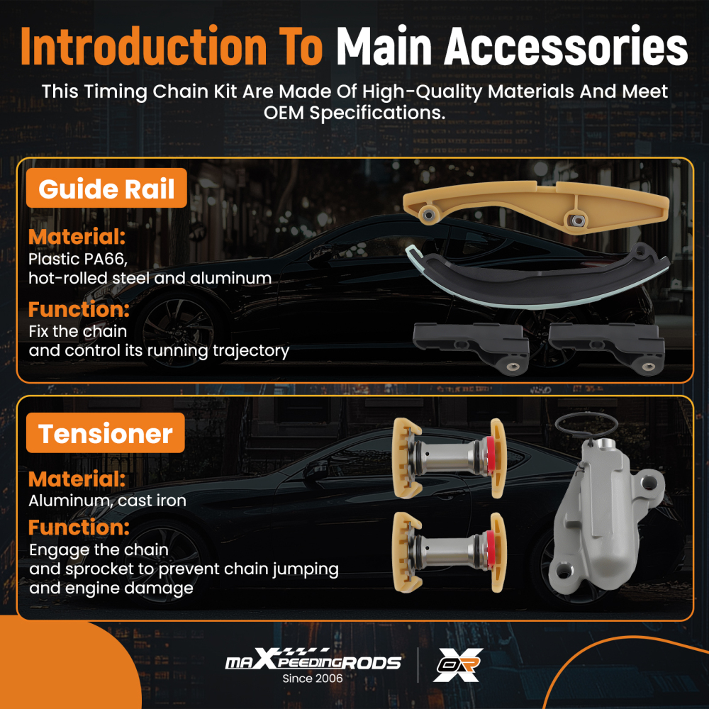 Timing chain kit compatible for Ford F-150 3.5 L AT4Z6C526B AT4E6C524EC 2011 C2016