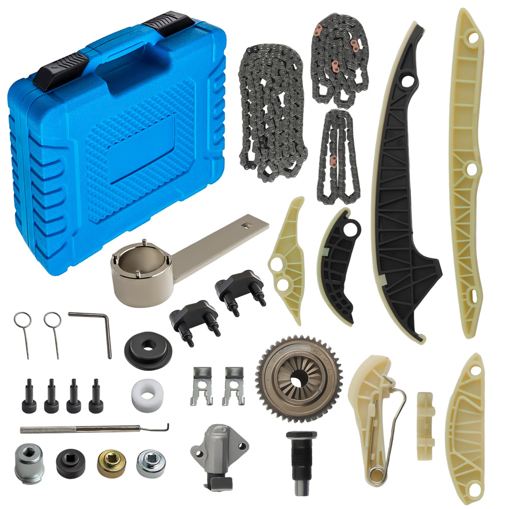 Chaînes de Distribution et Kit d’outils compatible pour Audi VW Skoda Seat 1.8 2.0 TFSI BZB