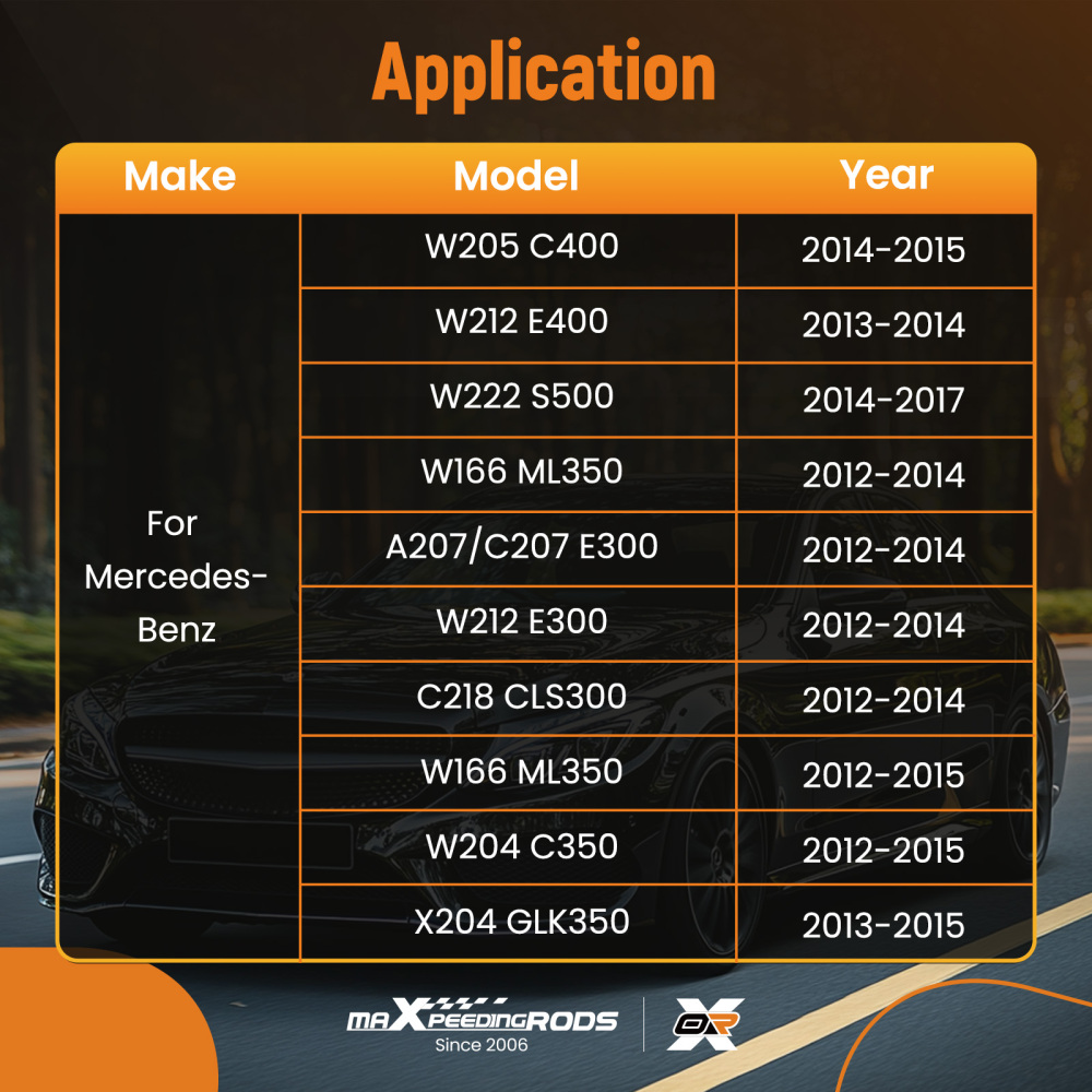 Camshaft Adjuster + Timing Chain Kitfor compatible for Mercedes M276 W212 A207 W221 3.0T 3.5L