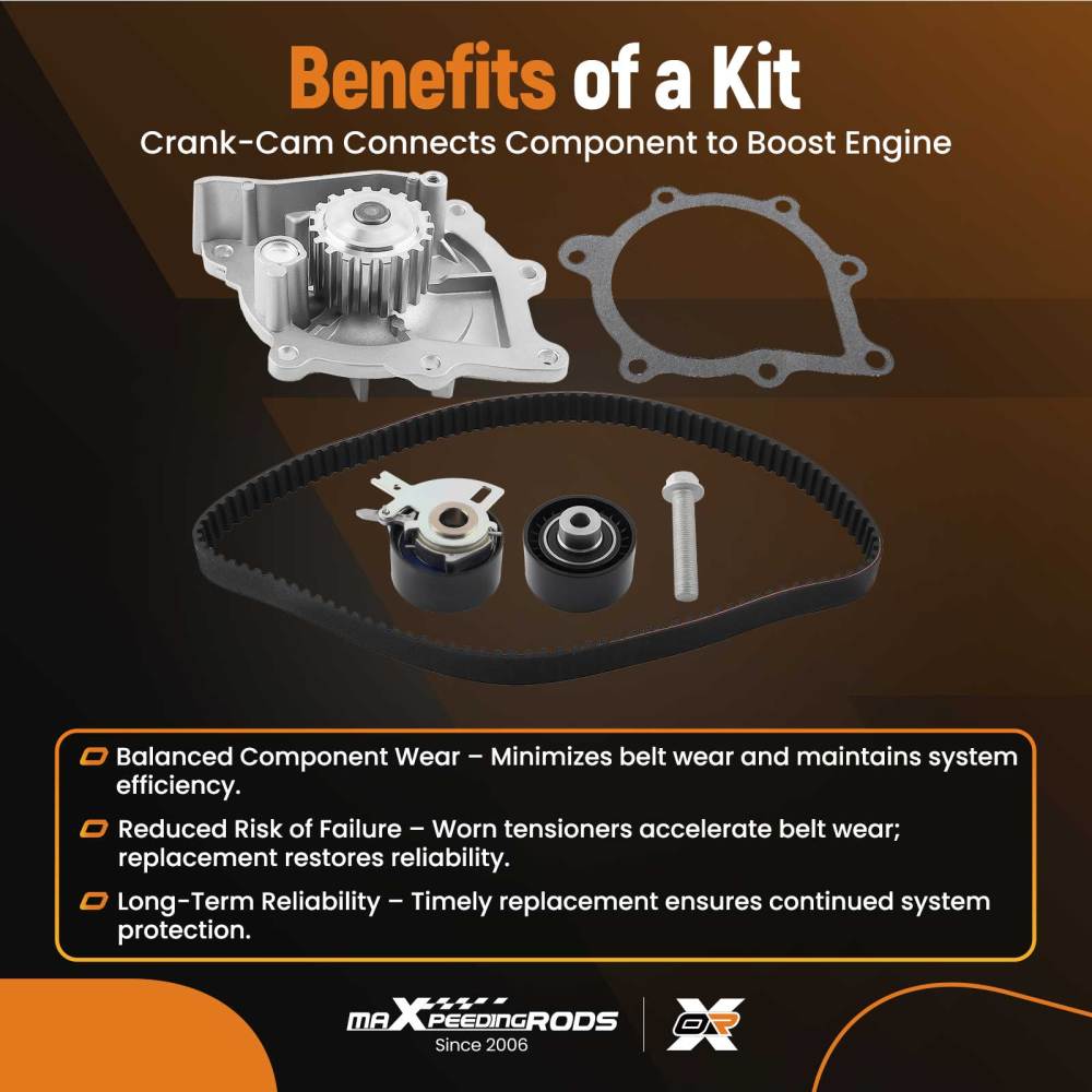 Timing Belt KitWater Pump compatible for Citroen C5 compatible for Ford C-Max compatible for Peugeot 308 508 2.2 HDI