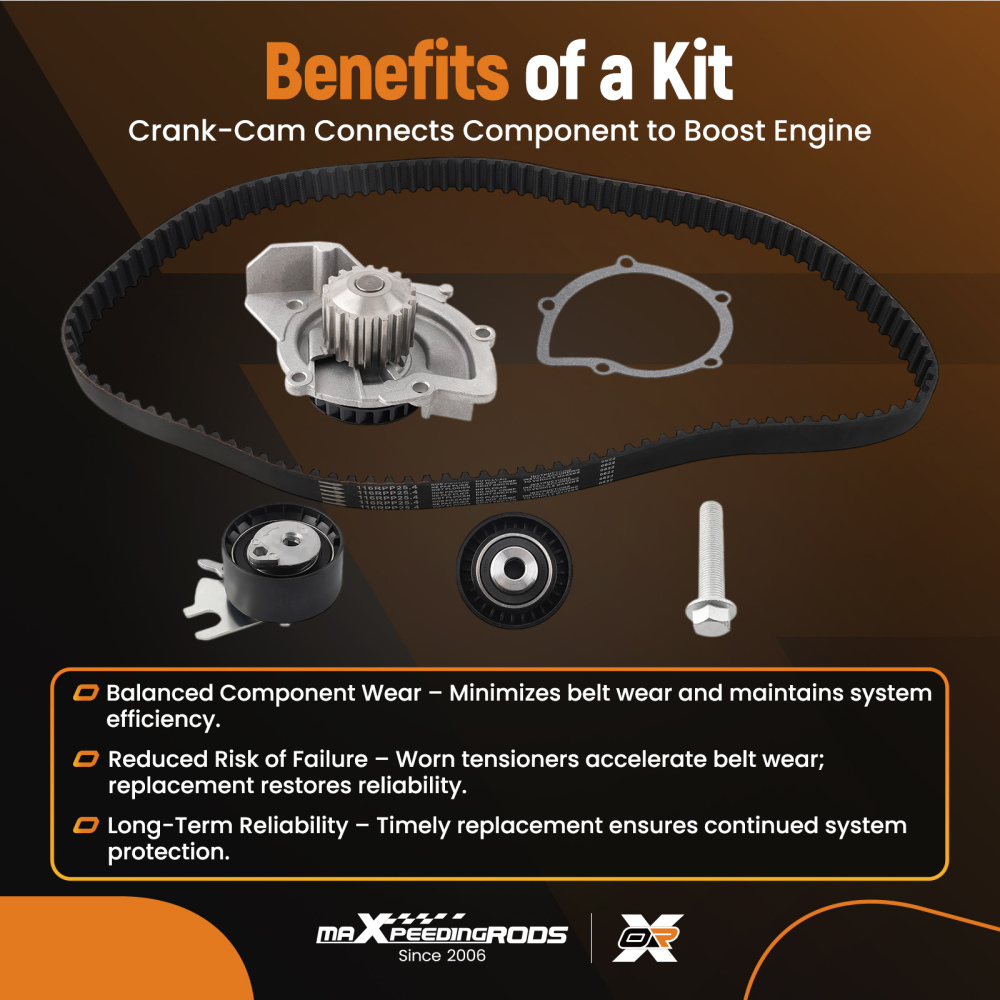 Timing BeltWater Pump Kit compatible for Citroen C4 C5 C8 DS4 compatible for Ford Focus Galaxy 2.0