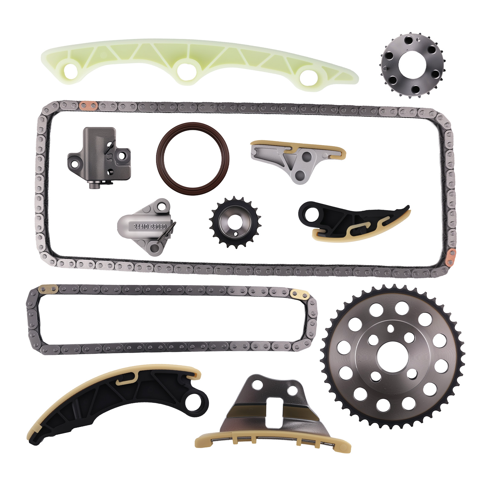 Timing Chain kit w/Gear compatible for MAZDA 3 BL 6 GH CX-7 2.2L DIESEL MZR-CD R2AA 08-13-image-TCK-R2AA11760B-VL-V2