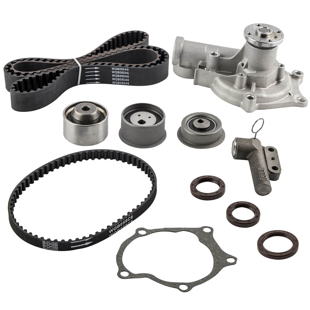 Timing Belt Water Pump Kit compatible for Mitsubishi TURBO 2.0 Tensioner 4G63T 1989-1992