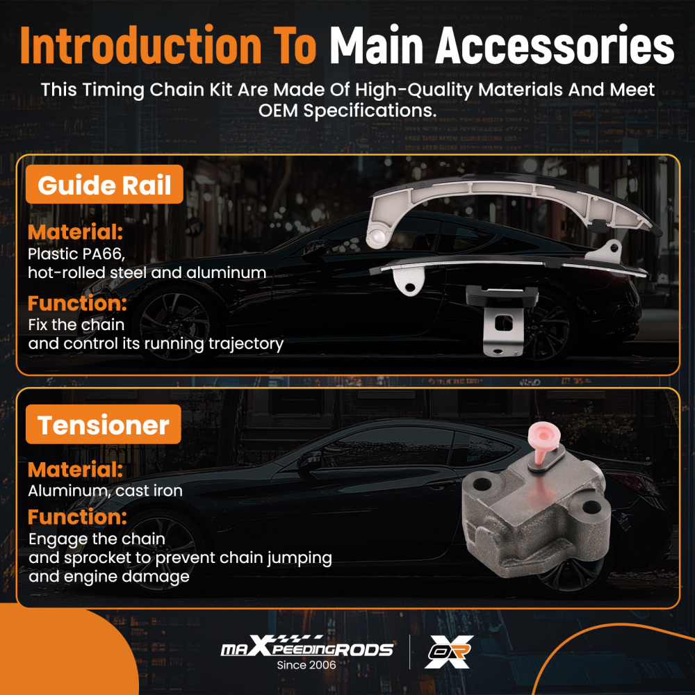 Engine Timing Chain Kit compatible for Lexus ES300h compatible for Toyota Camry L4 2.5L 130500V011