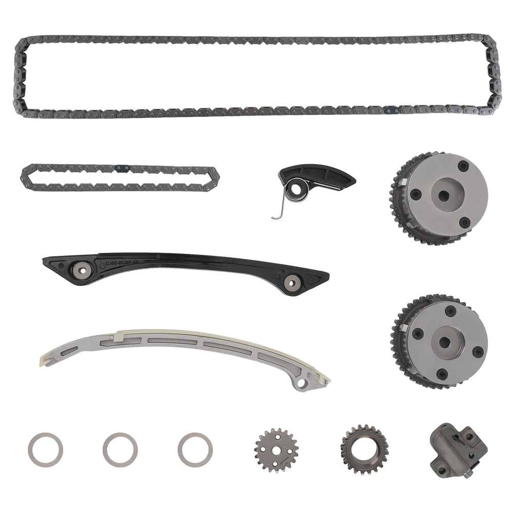 Timing Chain Kit w/ 2X VVT Sprocket for 12-15 compatible for Ford Edge Escape compatible for Lincoln 2.0L l4