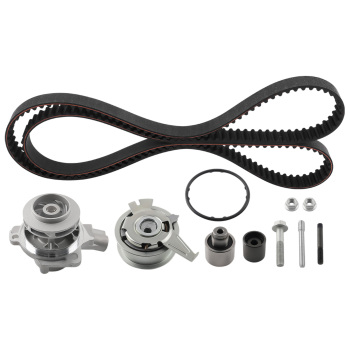 Timing Belt Kit w/ Water Pump compatible for Audi VW GOLF MK6 MK7 1.6D 2.0D KP15678XS