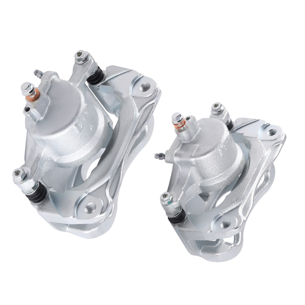 Front Brake Calipers with Bracket Pair 2 compatible for Toyota Sienna 2004-2010 19-B2714