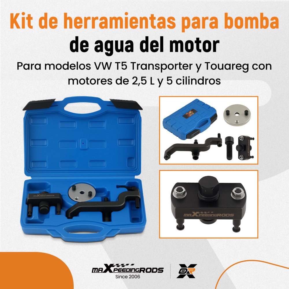Herramienta Bomba Agua compatible para VW Touareg T5 2.5L TDI BAC BLJ T10221A T10222A