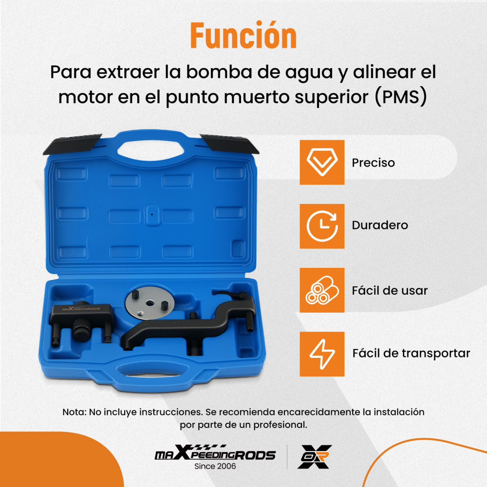 Herramienta Bomba Agua compatible para VW Touareg T5 2.5L TDI BAC BLJ T10221A T10222A