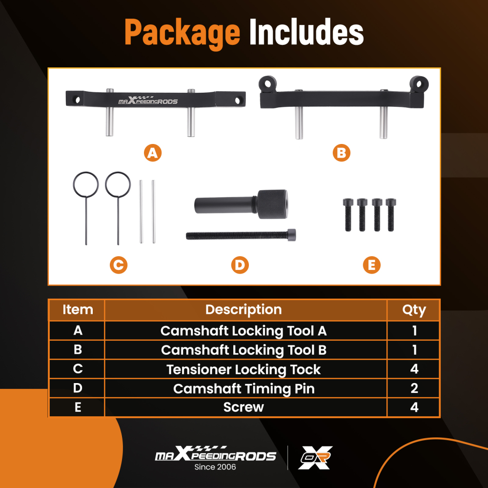 Camshaft Crankshaft Locking Timing Tool Set compatible for Jeep Grand Cherokee V6 compatible for Chrysler
