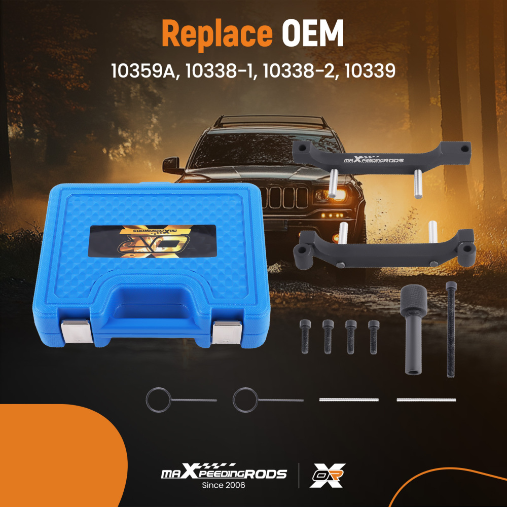 Camshaft Crankshaft Locking Timing Tool Set compatible for Jeep Grand Cherokee V6 compatible for Chrysler