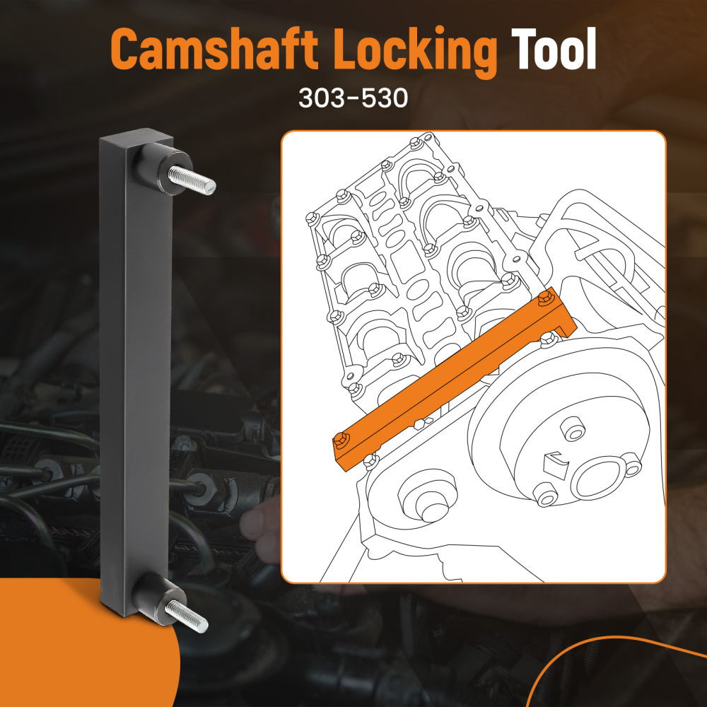 Engine Camshaft Alignment Locking Tool Kit compatible for Land Rover Jaguar 4.2 4.4L compatible for V8