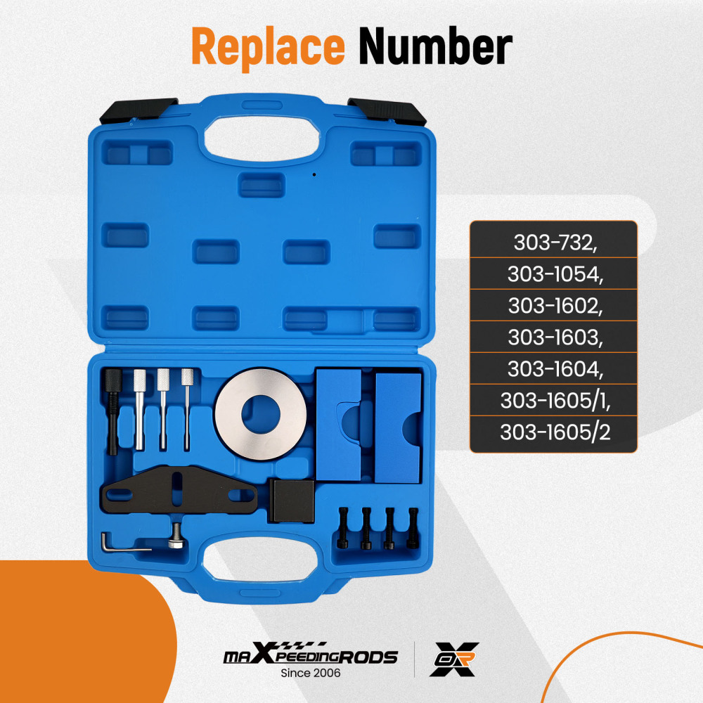 Cam Lock Tool Kit compatible for Ford EcoBoost 1.0L 303-1603 2012+ Fiesta Transit Connect