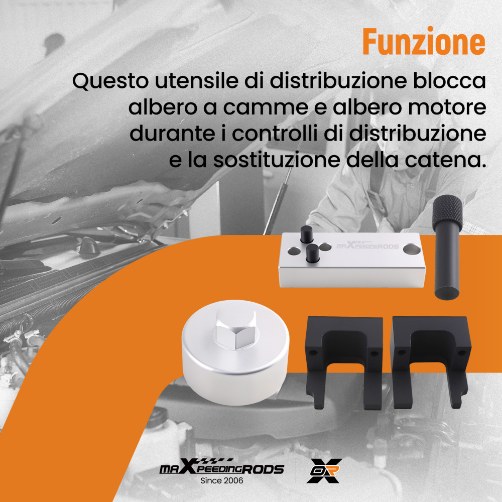 Attrezzi Bloccaggio compatibile per Mercedes OM654 1.6 2.0L W654 589 00 40 00 Classe A B C