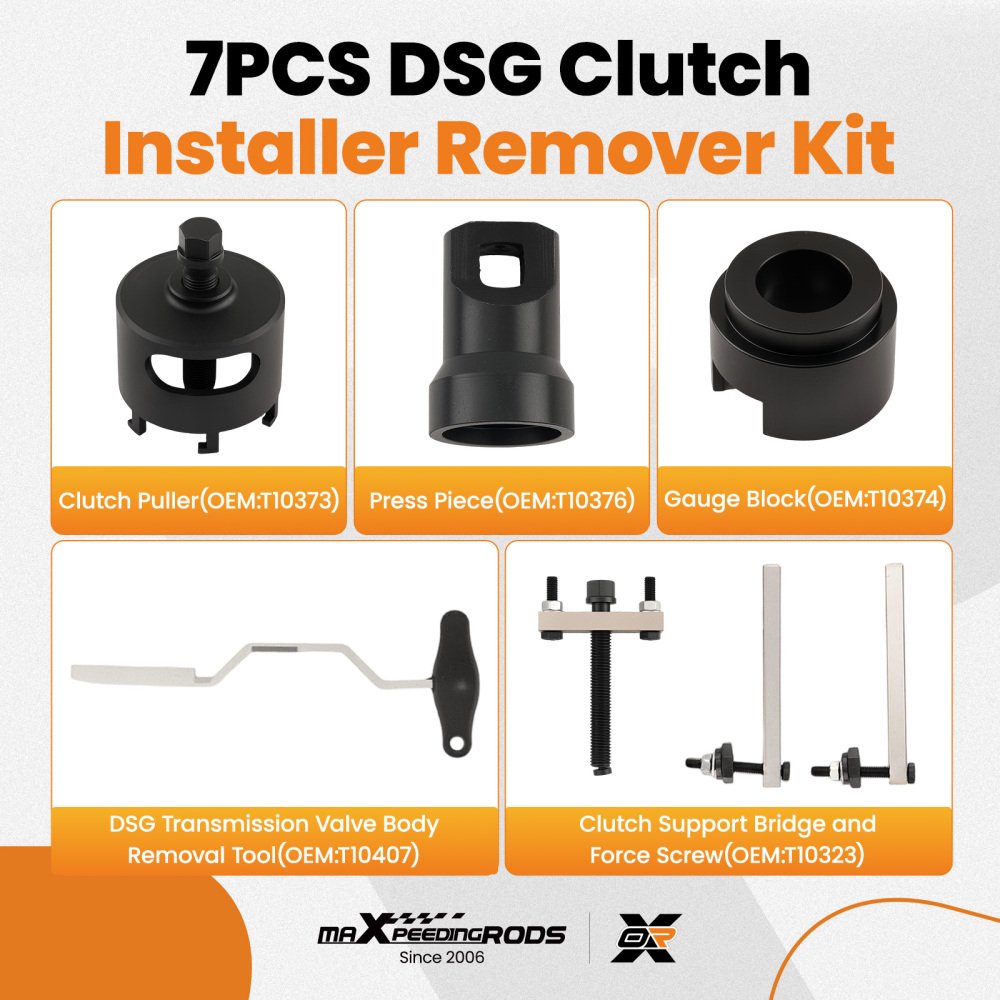 Dual Clutch 7 Speed Gearbox Remover Installer Tool Kits compatible for VW Golf Audi A3