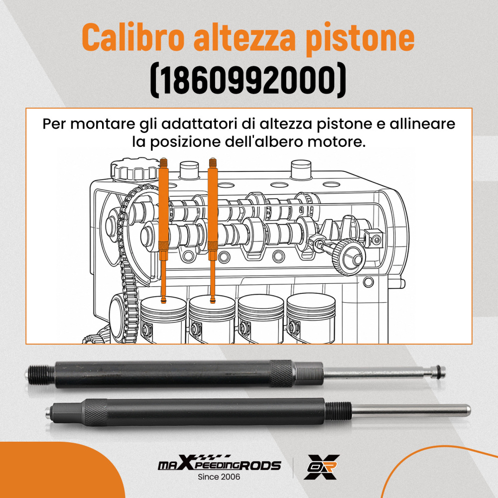 Attrezzi Bloccaggio Fasatura compatibile per Alfa Romeo 1.4 TB 179B9000 198A4000