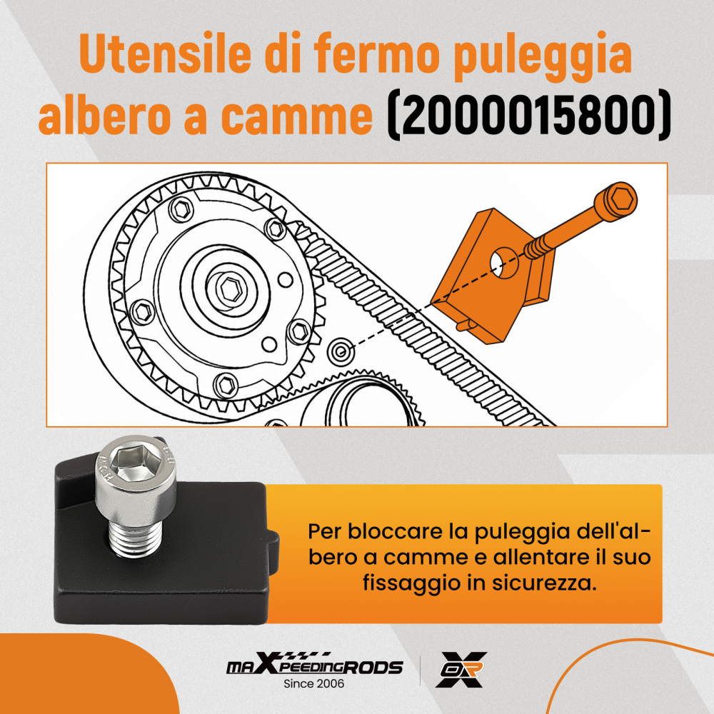 Attrezzi Bloccaggio Fasatura compatibile per Alfa Romeo 1.4 TB 179B9000 198A4000