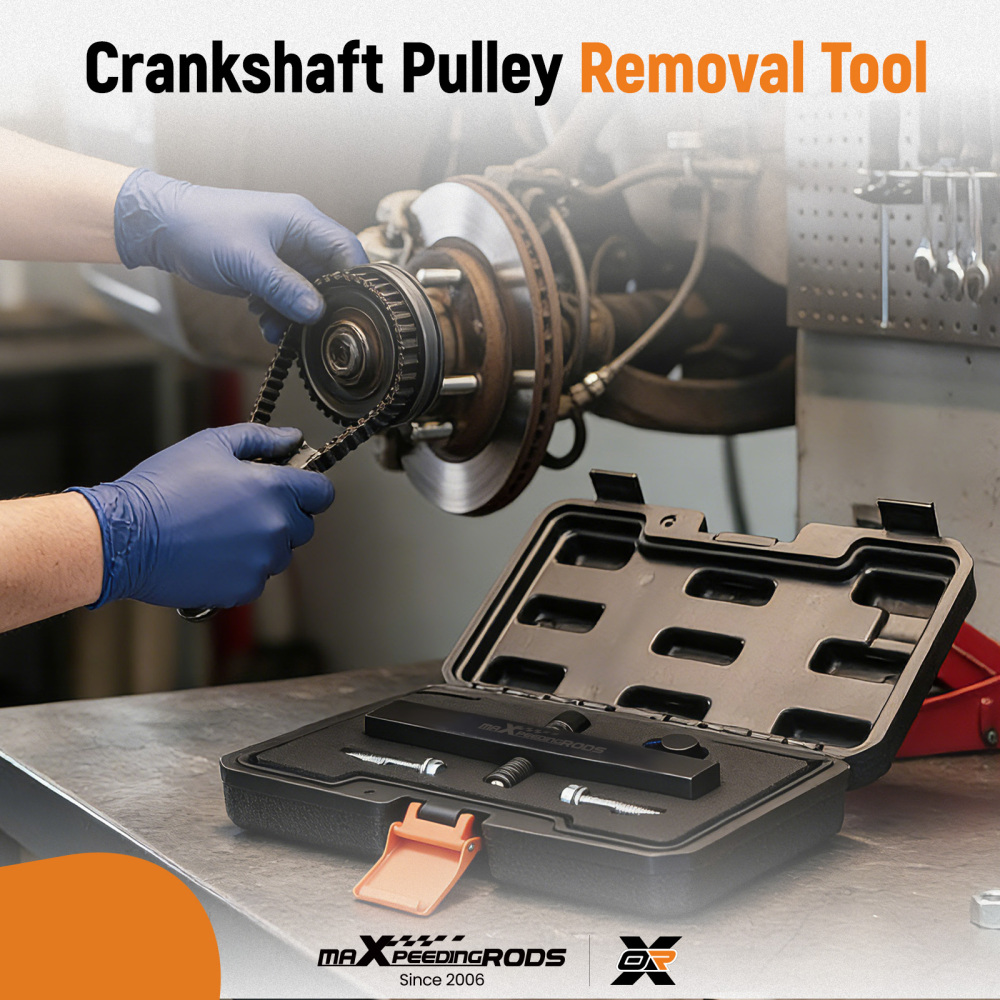 Crankshaft Pulley Puller compatible for Ford Transit TDCi 2016-2018 205-295 Engine Tool Kit