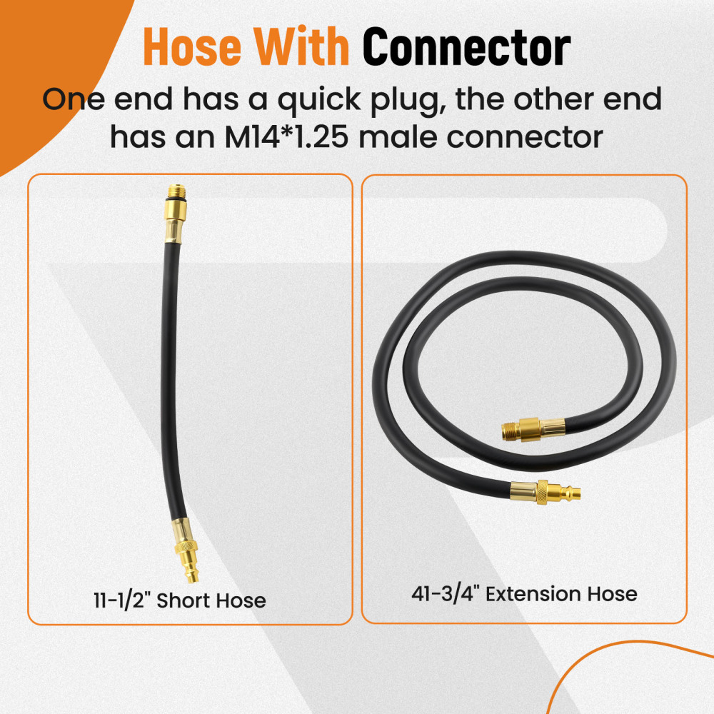 Engine Cylinder Leak Down Tester Kit for Pressure Check and Leakage Rate Test