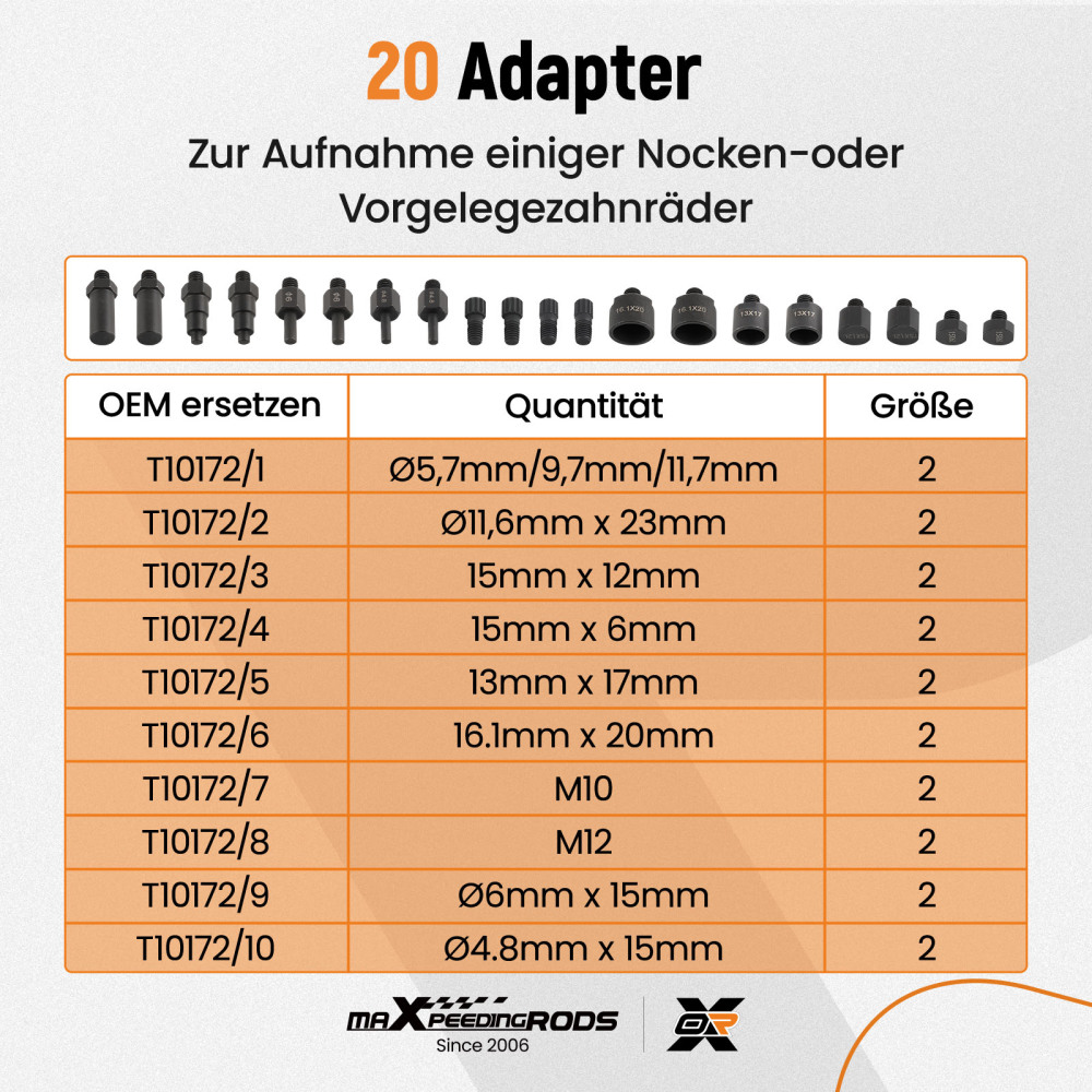 Support de poulie vilebrequin compatible pour VW Polo compatible pour seat Ibiza compatible pour Audi A4 t10554 t101722