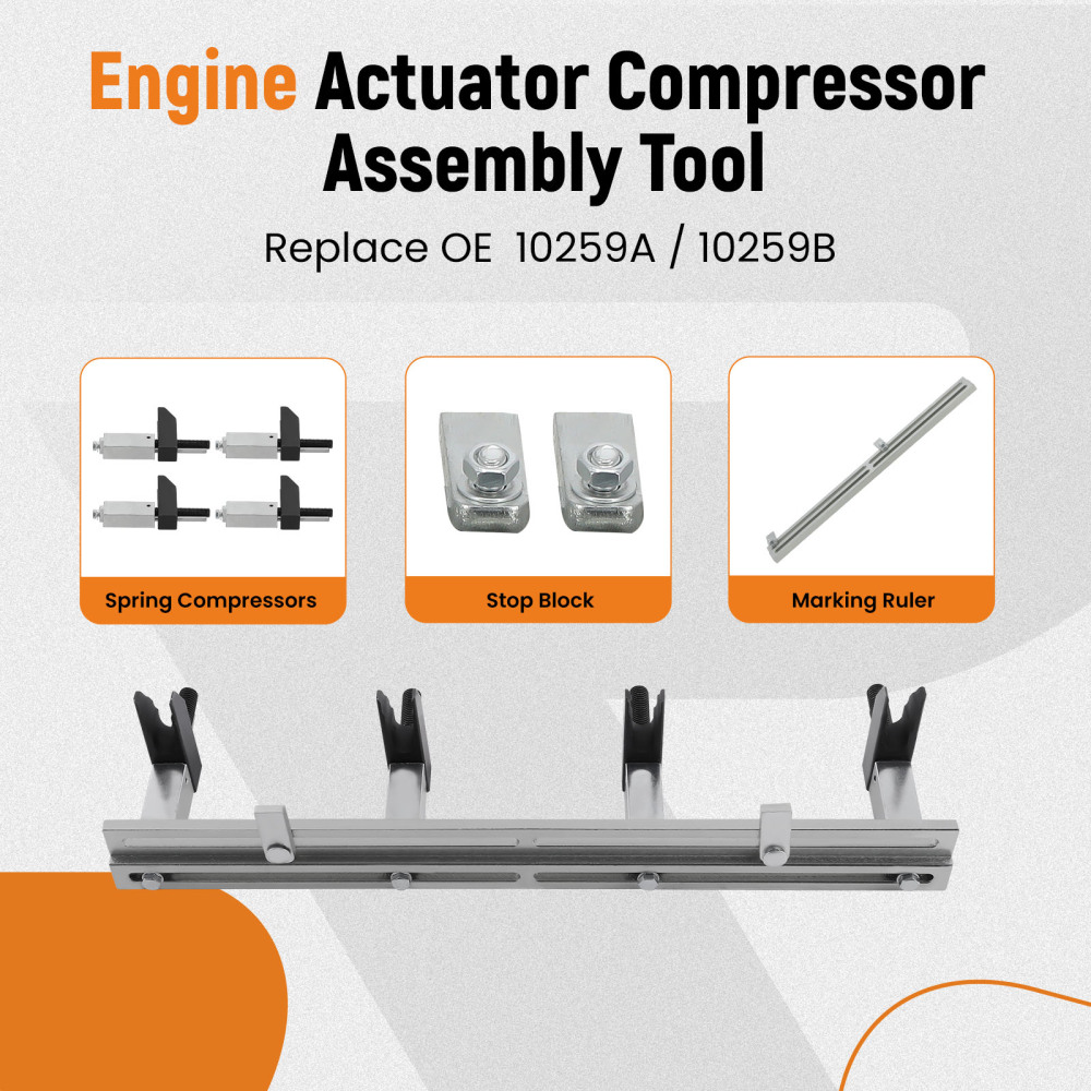 Engine Actuator Compressor Assembly Tool compatible for Fiat MultiAir 10259A 10259B