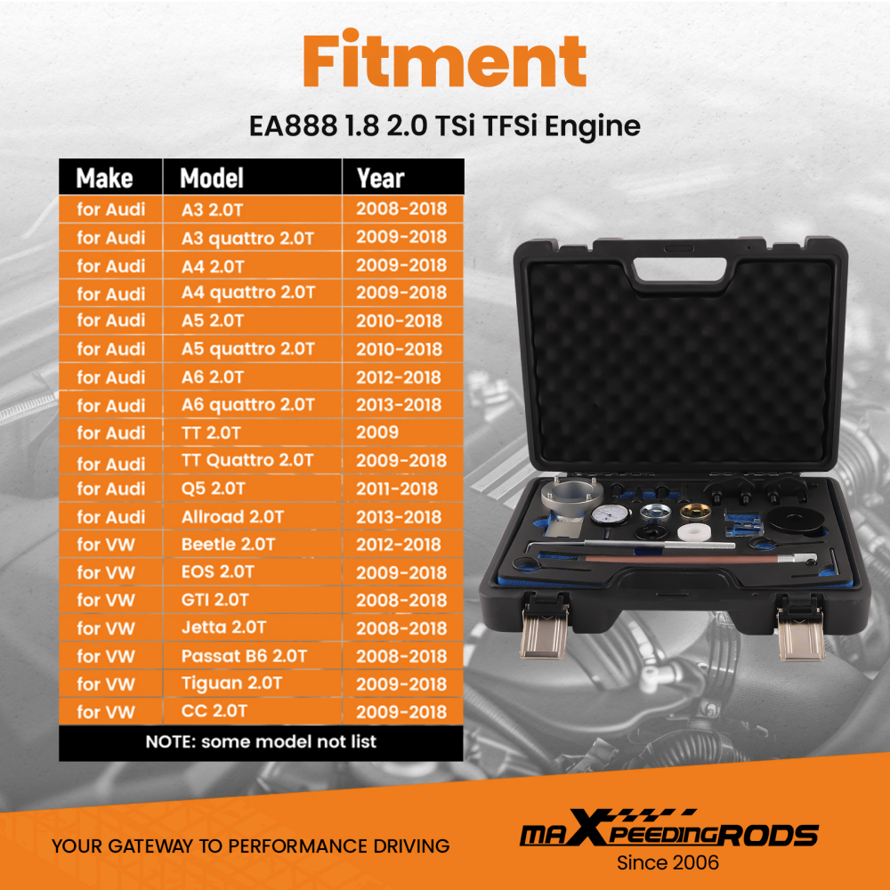 Strumento di regolazione del motore compatibile per Audi VW Seat Skoda A5 A6 GTI 1.8 TFSI