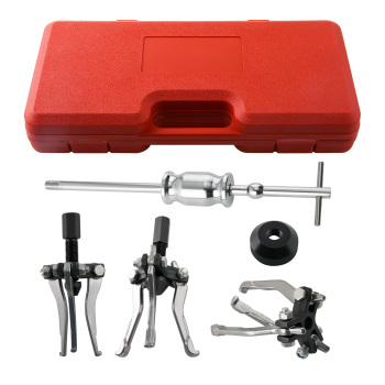 3 Jaw Gear Bearing Slide Hammer Puller Set Internal External Puller Tool Kit New