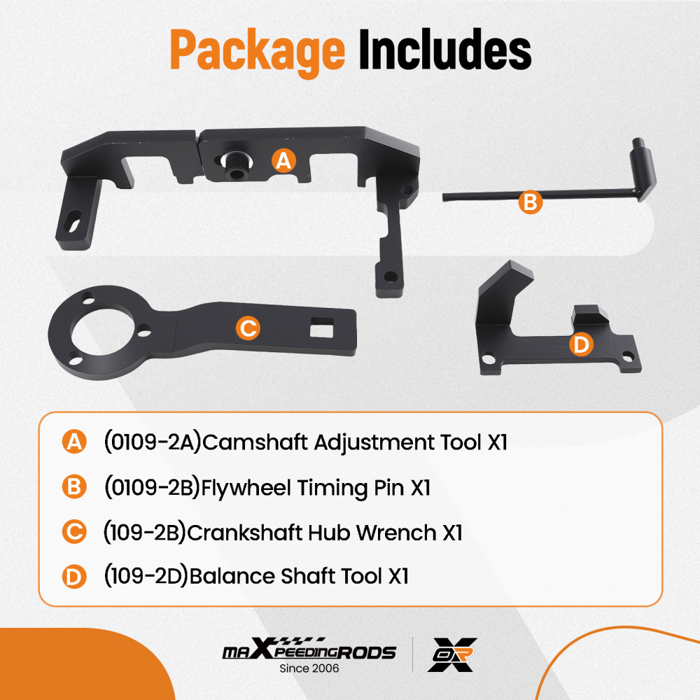 Engine Timing Tool Kit compatible for Peugeot Citroen 1.0 1.2 VTi 2012-2015 0109-2A