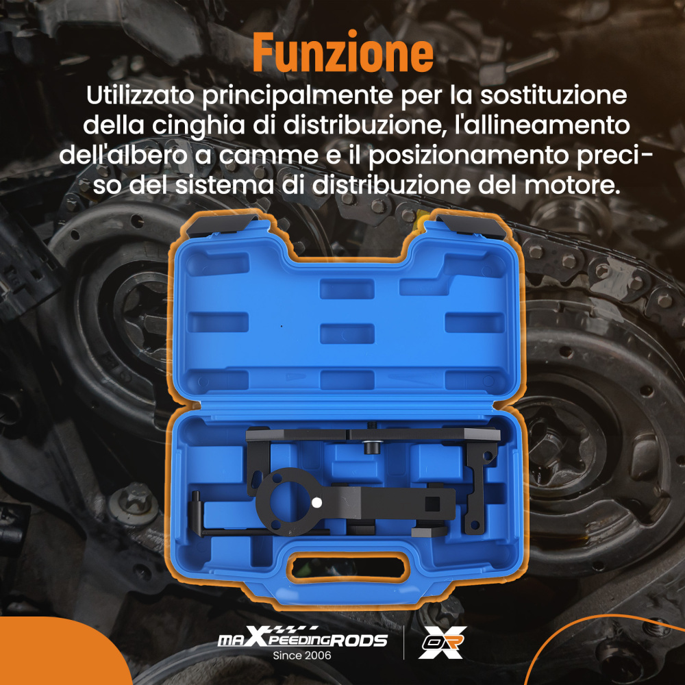 Attrezzi Fasatura Distribuzione compatibile per Peugeot 108 208 1.0 1.2 VTi 2014-2015 109-2D