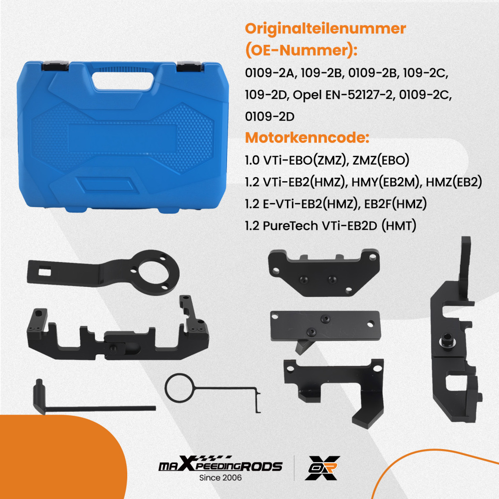 Attrezzo Bloccaggio Albero Camme compatibile per Peugeot 208 308 2008 3008 EB2 HMZ HMY