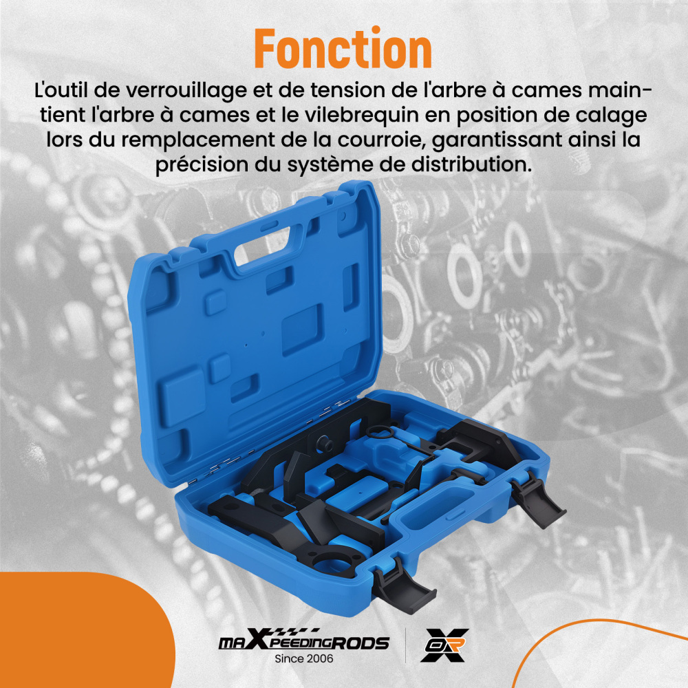 Attrezzo Bloccaggio Albero Camme compatibile per Peugeot 208 308 2008 3008 EB2 HMZ HMY