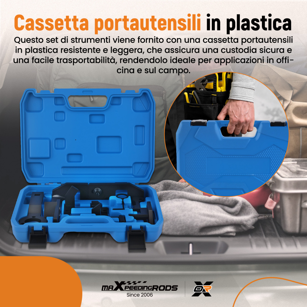 Attrezzo Bloccaggio Albero Camme compatibile per Peugeot 208 308 2008 3008 EB2 HMZ HMY