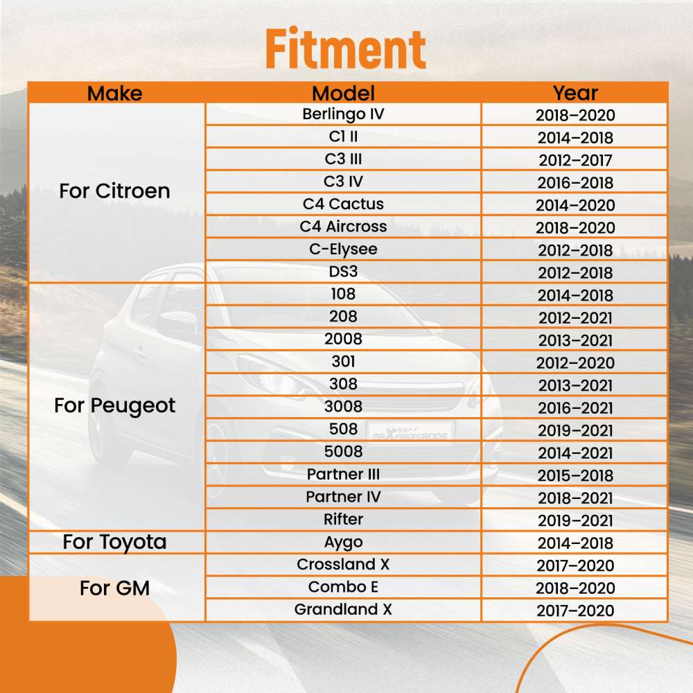 Engine Timing Tool Set compatible for Citroen Peugeot Toyota 1.0 1.2 VTi PureTech EB0 EB2