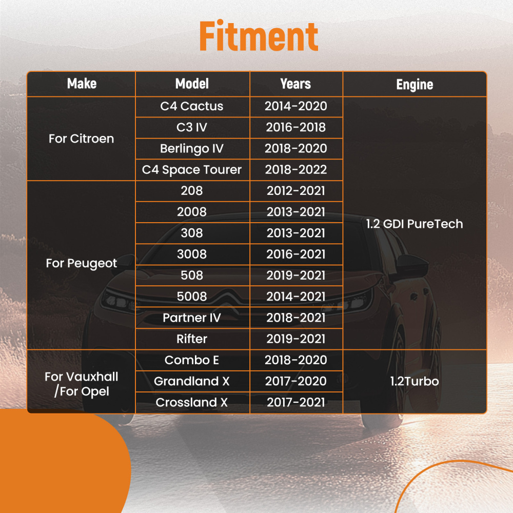 ENGINE TIMING TOOL SETBELT DRIVE compatible for PEUGEOT / CITROEN 1.2 GDI PURETECH NEW