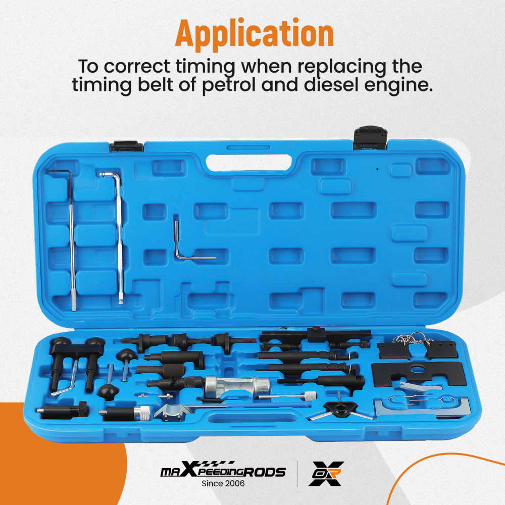 Engine Adjustment Tool TDI Timing Belt Tool Locking Tool Control Belt Camshafts Compatible for VAG compatible for Audi VW 1.2 1.9 2.0 2.5 3.3 Litres