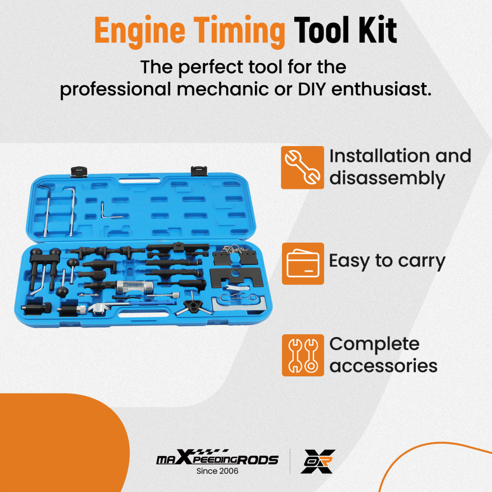 Engine Adjustment Tool TDI Timing Belt Tool Locking Tool Control Belt Camshafts Compatible for VAG compatible for Audi VW 1.2 1.9 2.0 2.5 3.3 Litres