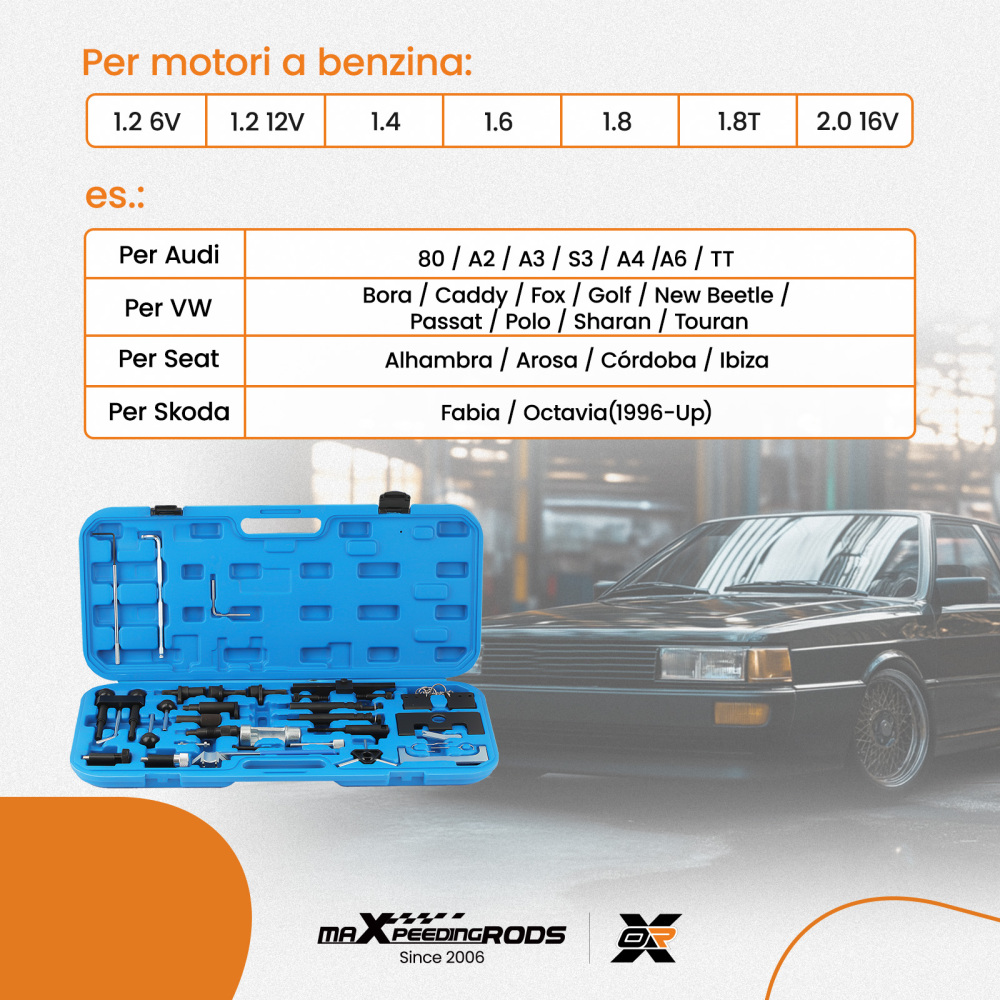Engine Adjustment Tool TDI Timing Belt Tool Locking Tool Control Belt Camshafts Compatible for VAG compatible for Audi VW 1.2 1.9 2.0 2.5 3.3 Litres