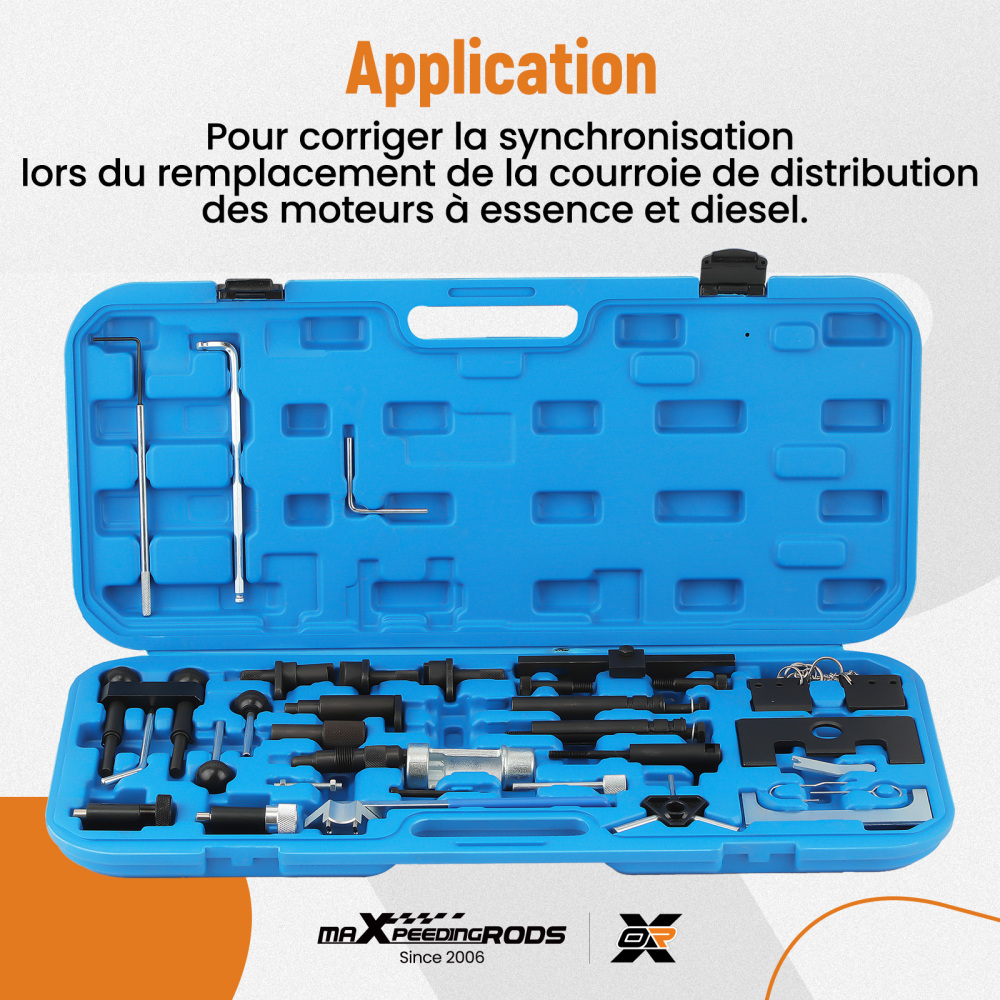 Engine Camshaft Timing Belt Locking Tool Kit compatible for VW  1.2 / 1.4 / 1.6 / 1.8/  2.0