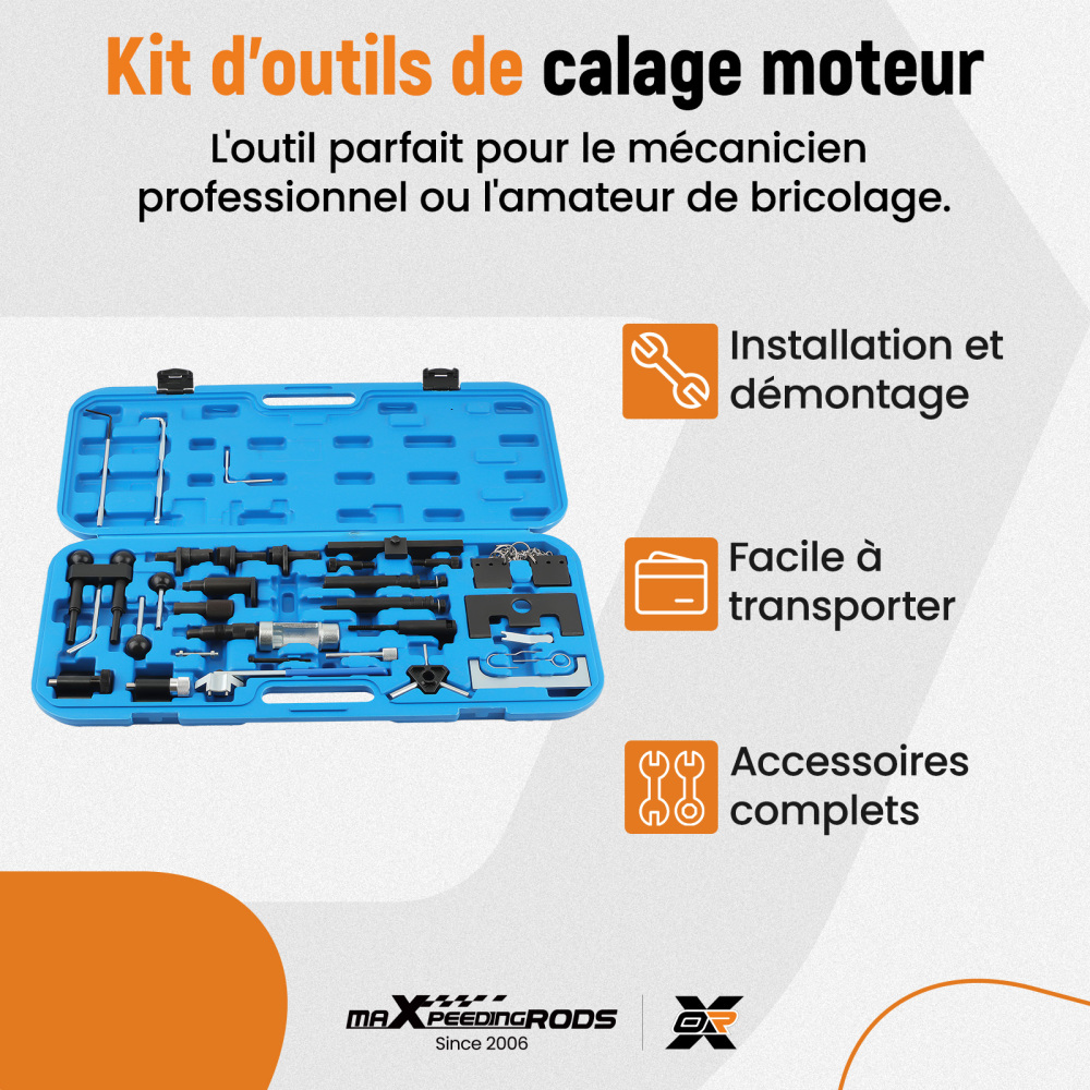 Engine Camshaft Timing Belt Locking Tool Kit compatible for VW  1.2 / 1.4 / 1.6 / 1.8/  2.0