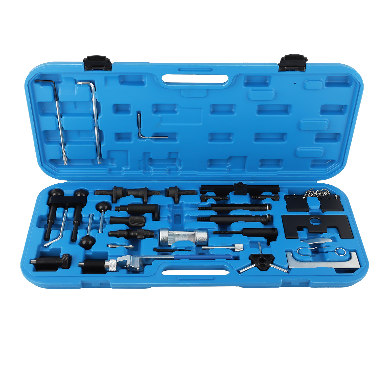 Outil de réglage du moteur TDI Outil de courroie de distribution Outil de verrouillage Ceinture de commande Arbres à cames compatible pour Audi VW 1.2 1.9 2.0 2.5 3.3 Litres