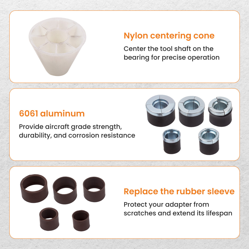 Set di attrezzi per la rimozione dell'installazione del cuscinetto della camma