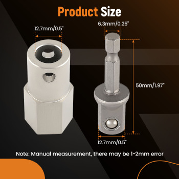 Top Wind trailer jack crank handle with a 1/2 Inch Socket Adapter BitSteel