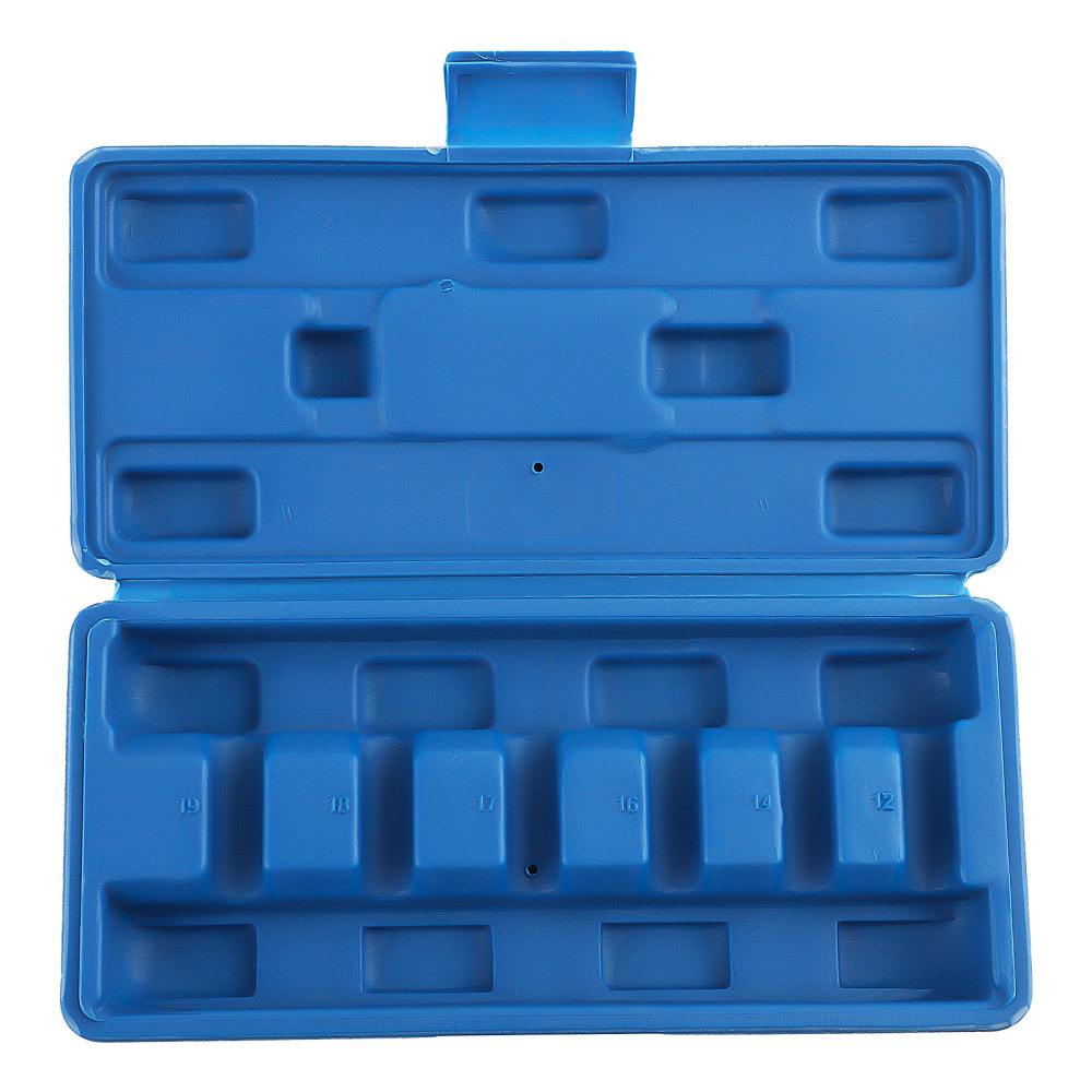 1/2 Drive L Type Diesel Injector Line Socket Wrench Set compatible for BMW Audi 12-19mm