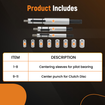 Heavy Duty Metric Universal Clutch Alignment Tool Kit For Car Light Truck SUV