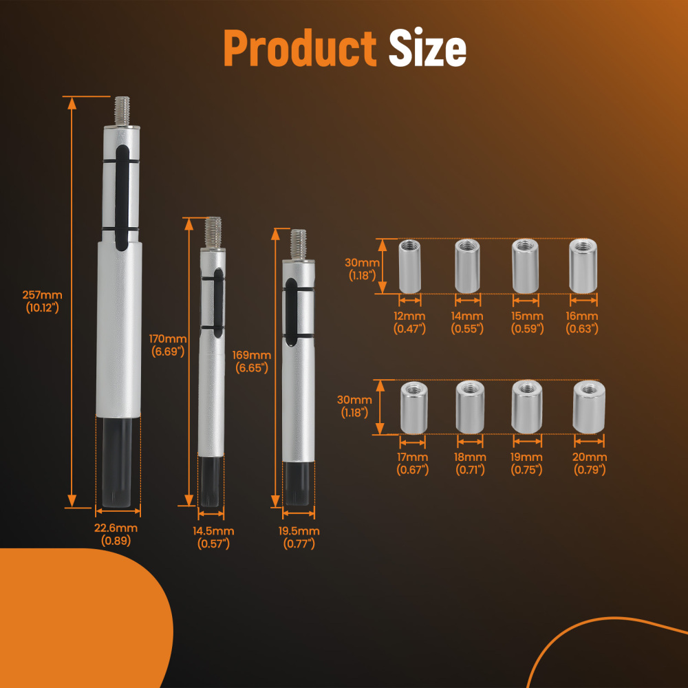 Heavy Duty Metric Universal Clutch Alignment Tool Kit For Car Light Truck SUV