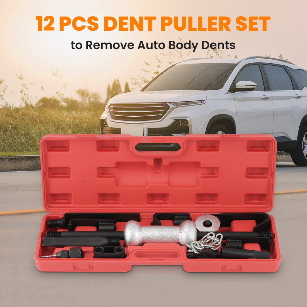 Universal Slide Hammer Dent Puller Kit Axle Bearing Hub Auto Panel Repair Tool