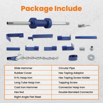 Slide Hammer Dent Puller 13LBS Auto Body Dent Repair Bearing Axel Remover Newest